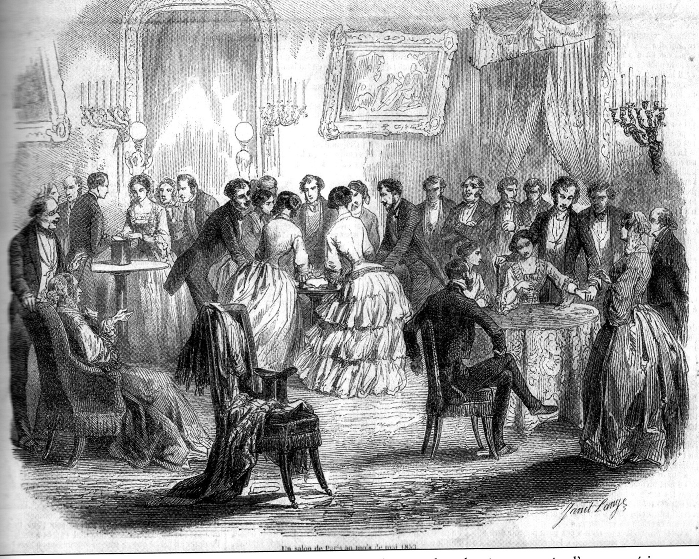 Les tables tournantes, 1853